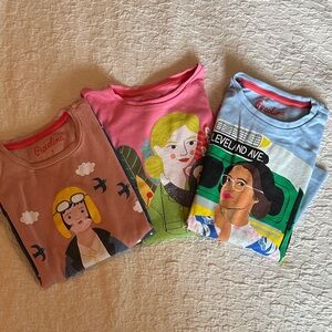Girls Picccolina Graphic Tees- bundle of 3- Size 7